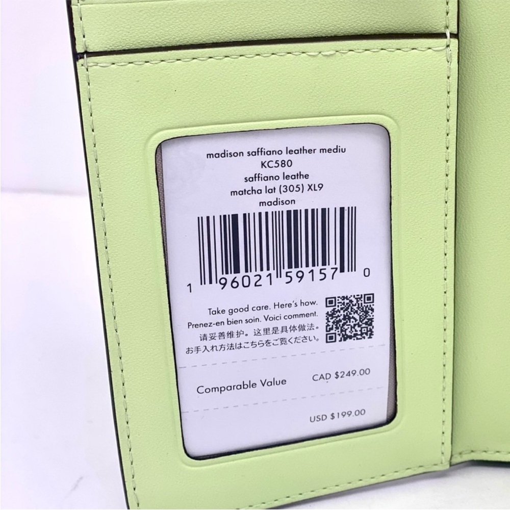 Kate Spade Madison Medium Compact Bifold Wallet - Picture 7 of 7